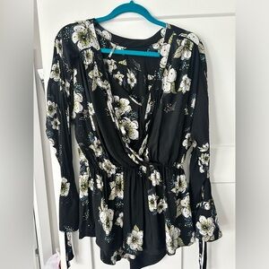 Free People Floral Blouse